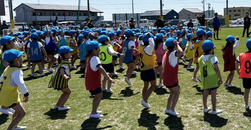 さくら幼稚園でサッカー巡回指導を実施いたしました