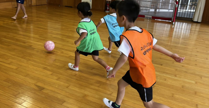 若葉保育園でサッカー巡回指導を実施いたしました