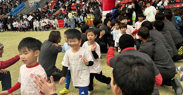 JFAユニクロサッカーキッズでサッカー巡回指導を実施いたしました