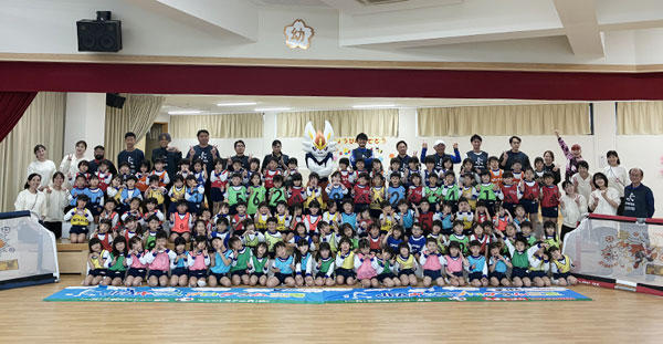 さくら幼稚園でサッカー巡回指導を実施いたしました